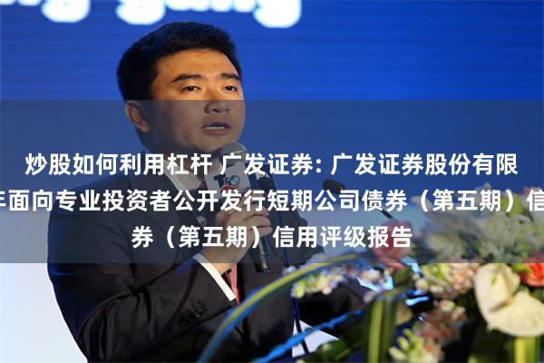 炒股如何利用杠杆 广发证券: 广发证券股份有限公司2025年面向专业投资者公开发行短期公司债券(第五期)信用评级报告