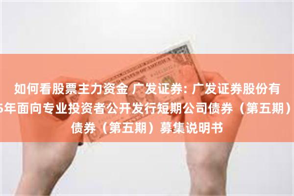 如何看股票主力资金 广发证券: 广发证券股份有限公司2025年面向专业投资者公开发行短期公司债券(第五期)募集说明书