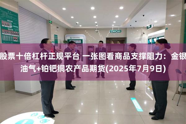 股票十倍杠杆正规平台 一张图看商品支撑阻力：金银油气+铂钯铜农产品期货(2025年7月9日)