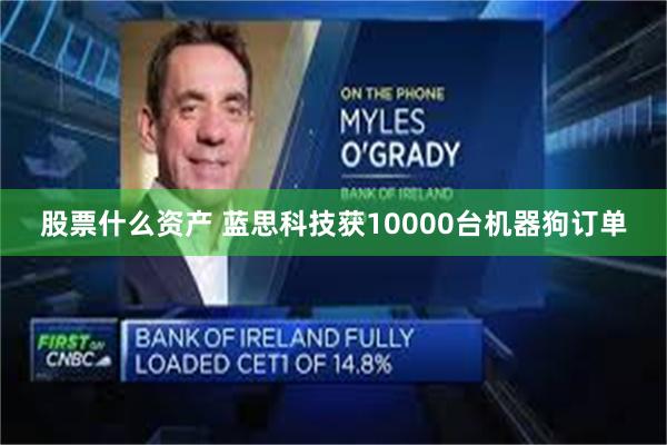 股票什么资产 蓝思科技获10000台机器狗订单
