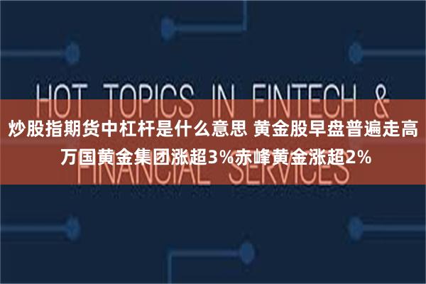 炒股指期货中杠杆是什么意思 黄金股早盘普遍走高 万国黄金集团涨超3%赤峰黄金涨超2%