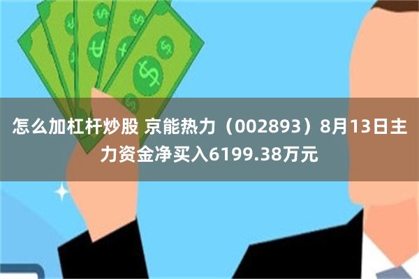 怎么加杠杆炒股 京能热力（002893）8月13日主力资金净买入6199.38万元