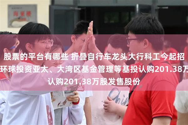 股票的平台有哪些 折叠自行车龙头大行科工今起招股 引入安联环球投资亚太、大湾区基金管理等基投认购201.38万股发售股份